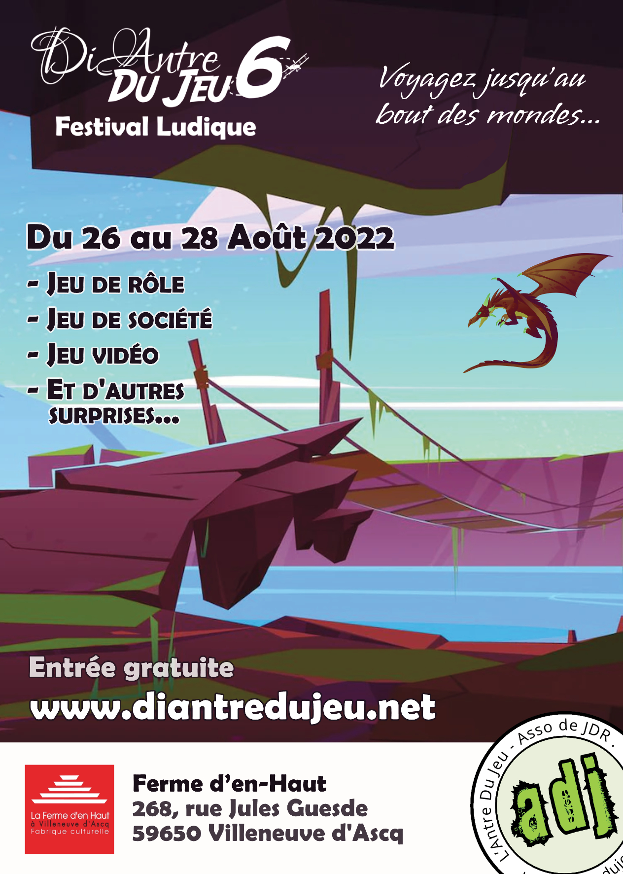 Diantre Du Jeu 6 : Voyagez jusqu'au bout des mondes !